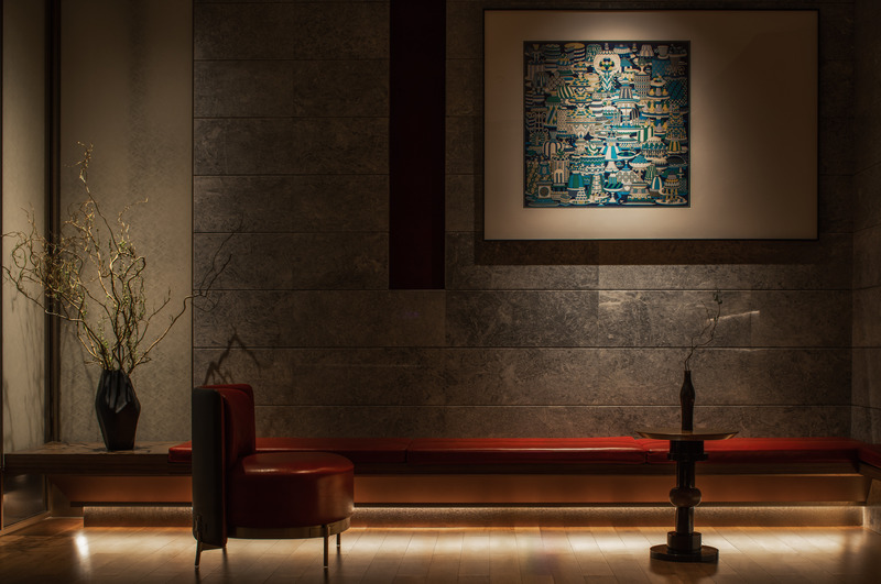 Dossier de presse | 5588-02 - Communiqué de presse | XU JI Seafood Restaurant (Land Kylin) - Daxiang Design Studio - Design d’intérieur commercial - Lounge of dining room - Crédit photo : ©️Chuan He
