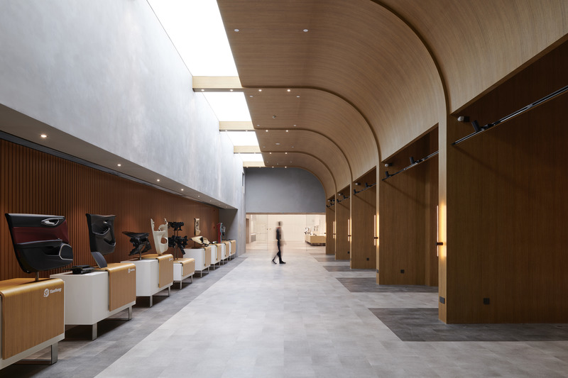 Dossier de presse | 4869-02 - Communiqué de presse | Showroom Complex - Studio DOTCOF - Design d’intérieur commercial - Crédit photo : Chen Hao