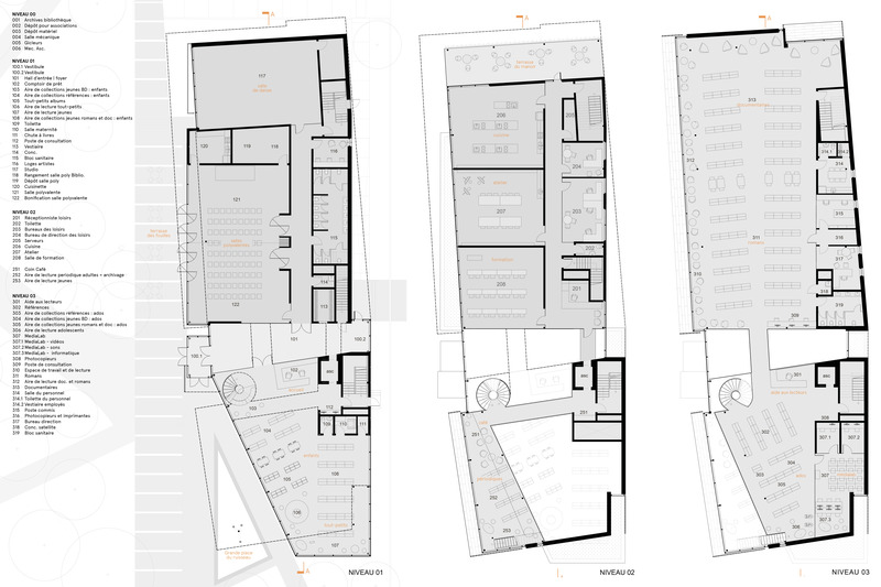 Dossier de presse | 2263-05 - Communiqué de presse | Marieville célèbre son passé en misant sur le futur - Anne Carrier Architectes - Architecture institutionnelle - Plans - Crédit photo :  ACA 