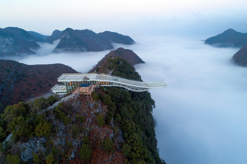 Press kit | 1071-12 - Press release | Architizer Announces  Shortlist of the World’s Best Architecture 2021 - Architizer - Residential Architecture - Skyboat by XinY structural consultants, Leye, China - Photo credit: Li Jin