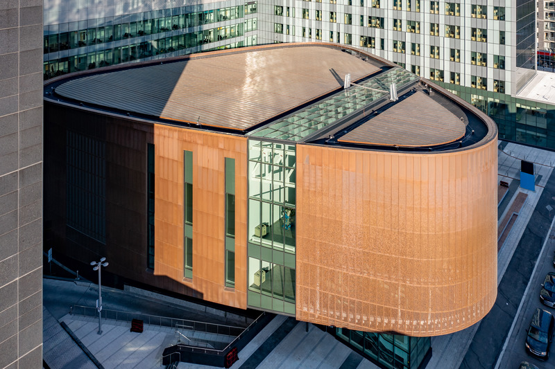 Dossier de presse | 916-17 - Communiqué de presse | La dernière phase du nouveau CHUM terminée - Jodoin Lamarre Pratte | Menkès Shooner Dagenais LeTourneux architectes en consortium - Architecture institutionnelle - Crédit photo : Olivier Gariépy