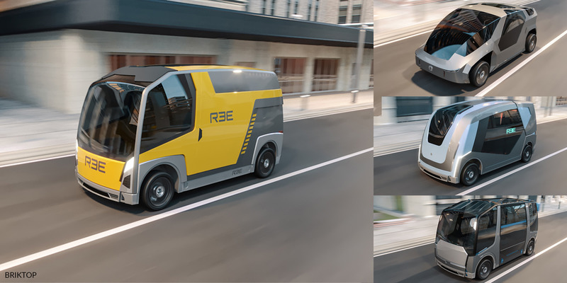 Dossier de presse | 2949-09 - Communiqué de presse | 'POWER' 2021 Design Award Winners Announcement - San Francisco Design Week - Évènement + Exposition - Above: Urban Mobility Award, REE’s next-generation EV Platforms - Crédit photo : Image Credit: Courtesy of REE Automotive<br>