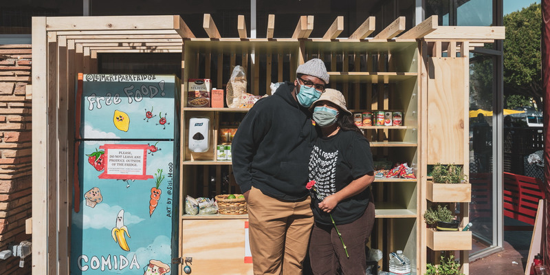 Dossier de presse | 2949-09 - Communiqué de presse | 'POWER' 2021 Design Award Winners Announcement - San Francisco Design Week - Évènement + Exposition - Above: Social Impact Award, Leimart Community Fridge by Ehrlich Yanai Rhee Chaney Architects.<br> - Crédit photo : Photo Credit: Courtesy of Ehrlich Yanai Rhee Chaney Architects.<br>