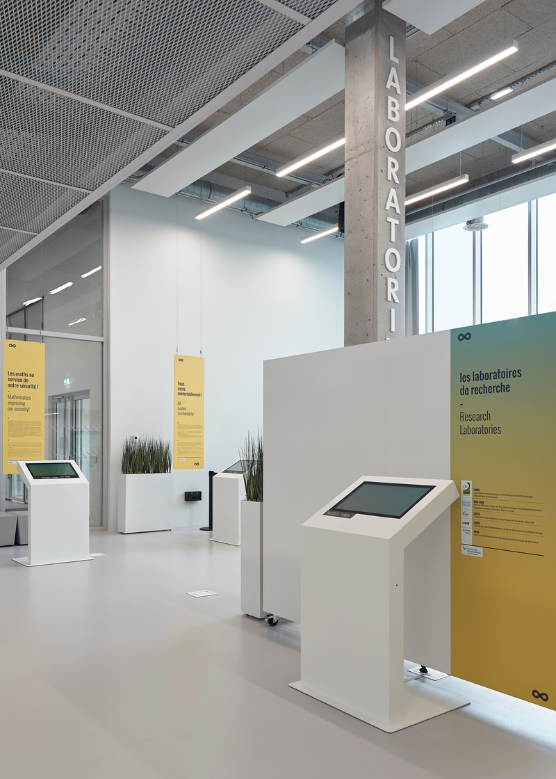 Press kit | 2845-02 - Press release | Institut des Mobilités et Transports Durables (IMTD) & Institut International du Management (IIM) - Université Polytechnique des Hauts-de-France (UPHF) - Coldefy - Institutional Architecture - The Laboratorium presenting scientific research.  - Photo credit: Epaillard Machado