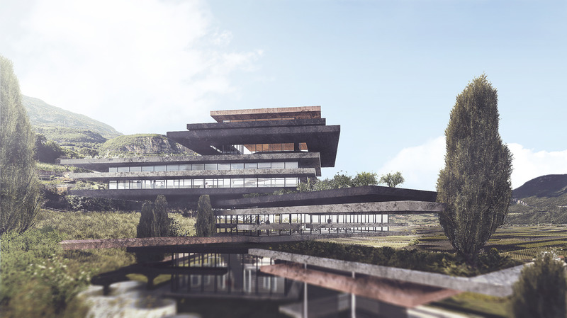 Press kit | 661-66 - Press release | WAFX 2021 Prize Winners and WAF Future Projects finalists 2021 announced - World Architecture Festival (WAF) - Competition -  <p>FUTURE PROJECTS &gt; COMMERCIAL MIXED-USE </p><p>Kurtatsch by noa network of architecture</p>  - Photo credit: World Architecture Festival