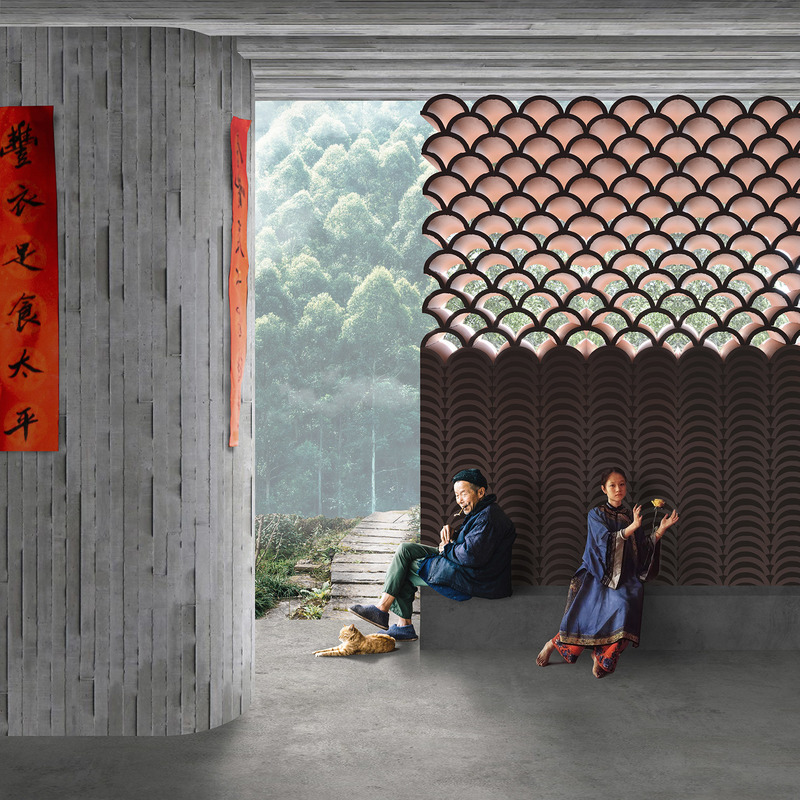 Press kit | 661-66 - Press release | WAFX 2021 Prize Winners and WAF Future Projects finalists 2021 announced - World Architecture Festival (WAF) - Competition - FUTURE PROJECTS &gt; CULTURE<br style="">Xingfu Village Pan-Museum, Xingfu Village, Sichuan province, China by IND architects - Photo credit: World Architecture Festival