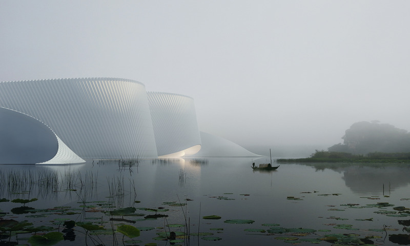 Press kit | 661-66 - Press release | WAFX 2021 Prize Winners and WAF Future Projects finalists 2021 announced - World Architecture Festival (WAF) - Competition - FUTURE PROJECTS &gt; CULTURE<br>Shenzhen Natural History Museum, Shenzhen, China by 3XN - Photo credit: World Architecture Festival