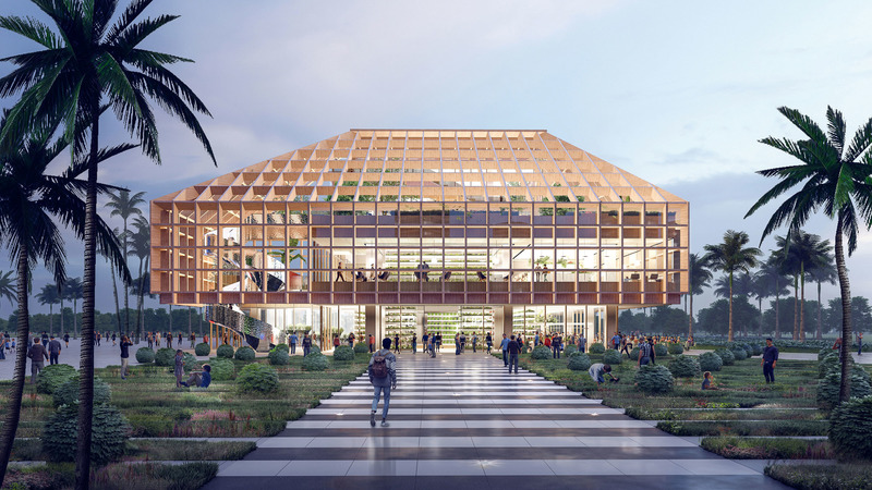 Press kit | 661-66 - Press release | WAFX 2021 Prize Winners and WAF Future Projects finalists 2021 announced - World Architecture Festival (WAF) - Competition - FUTURE PROJECTS &gt; EDUCATION<br style="">Sanya Farm Lab Pavilion, Sanya, China by Clou Architects - Photo credit: World Architecture Festival