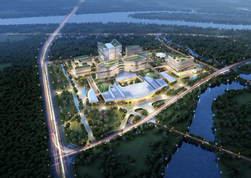 Press kit | 661-66 - Press release | WAFX 2021 Prize Winners and WAF Future Projects finalists 2021 announced - World Architecture Festival (WAF) - Competition - <p>FUTURE PRECTS &gt; HEALTH</p><p>Midea Heyou International Hospital, Foshan, China by BAI Design International Limited</p> - Photo credit: World Architecture Festival