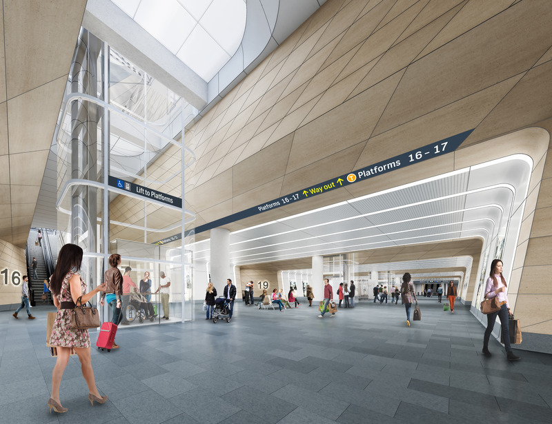 Press kit | 661-66 - Press release | WAFX 2021 Prize Winners and WAF Future Projects finalists 2021 announced - World Architecture Festival (WAF) - Competition - <p>FUTURE PROJECTS &gt; INFRASTRUCTURE</p><p>Sydney Metro - Central Station, Sydney, Australia by Woods Bagot</p> - Photo credit: World Architecture Festival