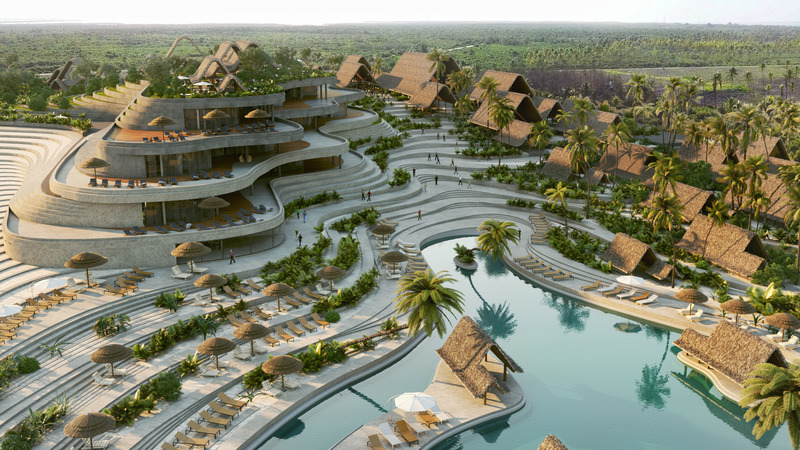 Press kit | 661-66 - Press release | WAFX 2021 Prize Winners and WAF Future Projects finalists 2021 announced - World Architecture Festival (WAF) - Competition - <p>FUTURE PROJECTS &gt; LEISURE LED DEVELOPMENT</p><p>IUVA Hotel and Resort, Zanzibar, Tanzania by FMZD</p> - Photo credit: World Architecture Festival