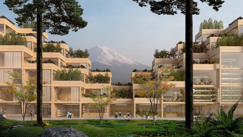 Press kit | 661-66 - Press release | WAFX 2021 Prize Winners and WAF Future Projects finalists 2021 announced - World Architecture Festival (WAF) - Competition - <p>FUTURE PROJECTS &gt; MASTERPLANNING</p><p>D.P.C., TOYOTA WOVEN CITY, Susono, Shizuoka, Japan by B.I.G. Architecture</p> - Photo credit: World Architecture Festival