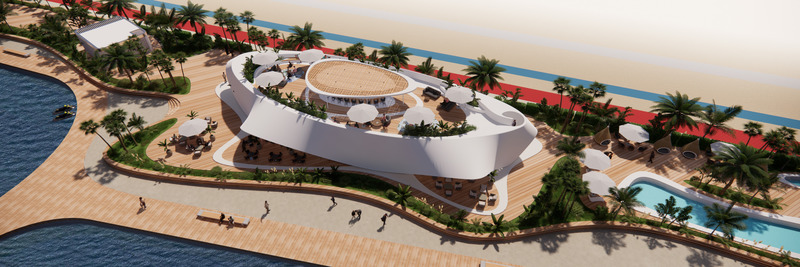 Dossier de presse | 2193-06 - Communiqué de presse | 3Deluxe Designs Attractive Urban Beach With Marina in U.A.E. - 3deluxe - Architecture de paysage - Sharjah Beach Yacht Marina Restaurant ClubSharjah Beach Yacht Marina Restaurant Club<br style=""> - Crédit photo : 3deluxe