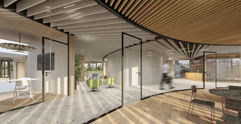Press kit | 661-66 - Press release | WAFX 2021 Prize Winners and WAF Future Projects finalists 2021 announced - World Architecture Festival (WAF) - Competition - <p>FUTURE PROJECTS &gt; OFFICE</p><p>MAM COMPETENCE CENTER, Großhöflein, Austria by INNOCAD Architecture</p> - Photo credit: World Architecture Festival