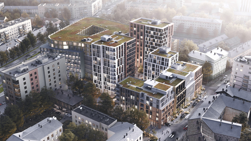 Press kit | 661-66 - Press release | WAFX 2021 Prize Winners and WAF Future Projects finalists 2021 announced - World Architecture Festival (WAF) - Competition - FUTURE PROJECTS &gt; RESIDENTIAL<br style="">Milltown, Lviv, Ukraine by archimatika - Photo credit: World Architecture Festival