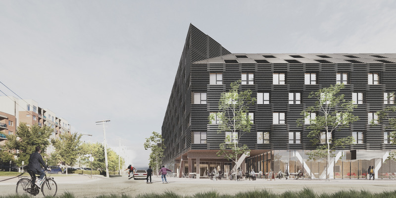 Press kit | 661-66 - Press release | WAFX 2021 Prize Winners and WAF Future Projects finalists 2021 announced - World Architecture Festival (WAF) - Competition - <p>FUTURE PROJECTS &gt; RESIDENTIAL</p><p>90 Alexander, Winnipeg, Canada by 5468796 Architecture</p> - Photo credit: World Architecture Festival