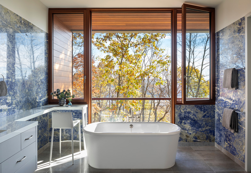 Dossier de presse | 5641-01 - Communiqué de presse | Sterling Forest House - Alexander Gorlin Architects - Architecture résidentielle - Crédit photo : Peter Aaron