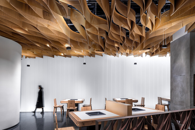 Press kit | 2606-02 - Press release | Banu Restaurant - Studio Link-Arc, LLC - Commercial Interior Design - Banu Restaurant Interior - Photo credit: Qingshan Wu