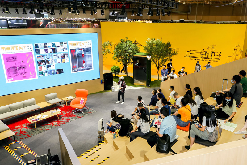 Dossier de presse | 3383-06 - Communiqué de presse | 48e édition du CIFF Shanghai 2021 - CIFF - China International Furniture Fair - Évènement + Exposition - Le pavillon « Office Life » à CIFF Shanghai  - Crédit photo : CIFF