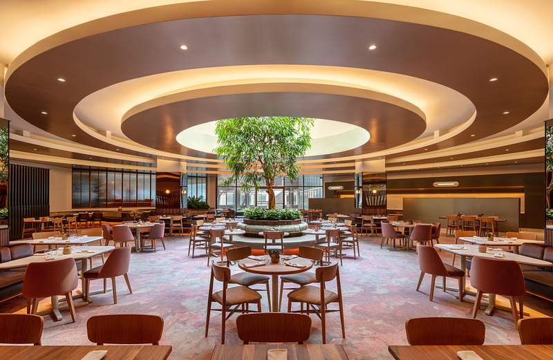 Press kit | 1301-05 - Press release | Planting a Tree of Convivial Connectivity at Hilton Doubletree - Atelier Zébulon Perron - Commercial Interior Design - Photo credit: Jean-Sébastien Senécal