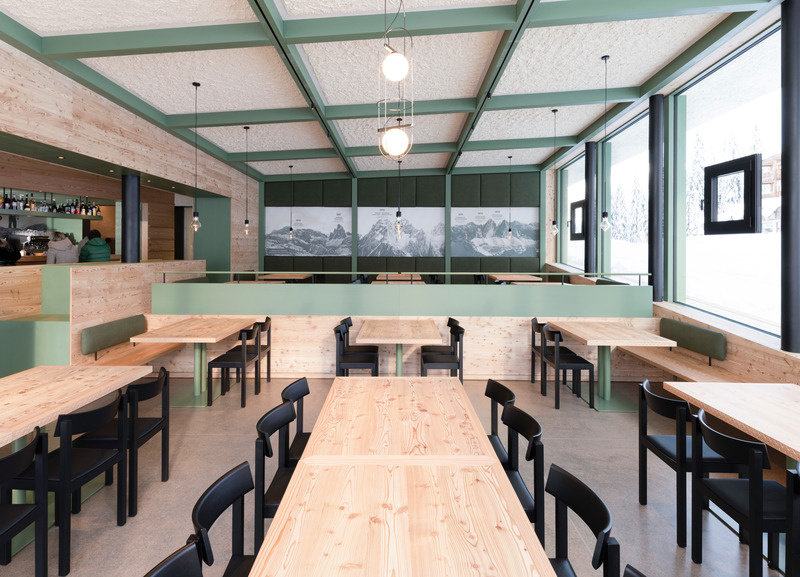 Press kit | 2913-01 - Press release | Appropriate_Bistro Bergsteiger - Plasma Studio - Commercial Architecture - Photo credit: Florian Jaenicke
