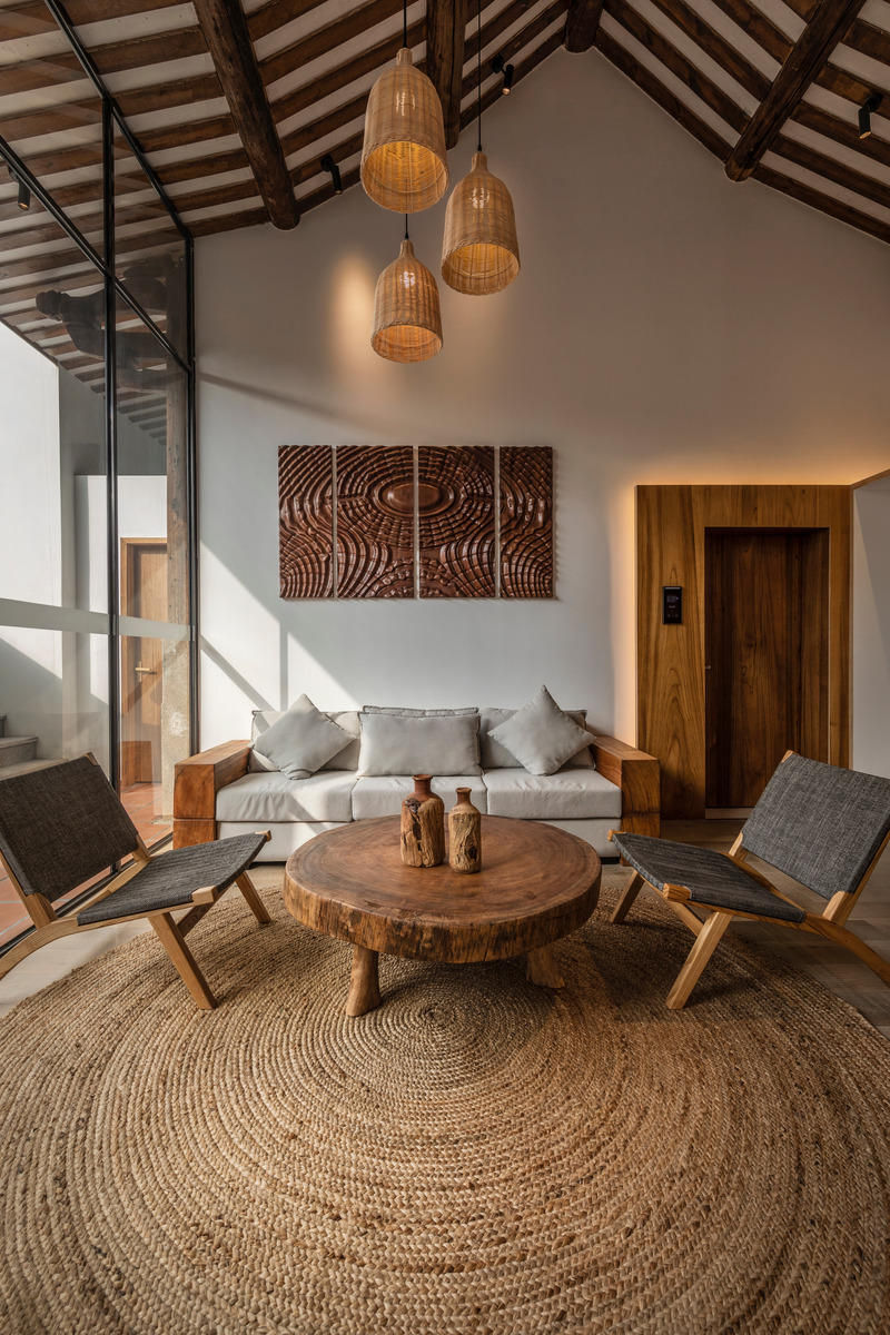 Press kit | 5639-01 - Press release | XiangyuXiangyuan Home Stay - The Design Institute of Landscape & Architecture China Academy of Art Co., Ltd. - Residential Architecture - Locally woven grass carpet - Photo credit: <p class="">AOGVISION<br></p>