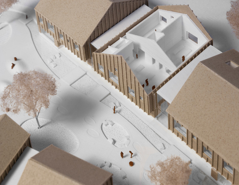 Press kit | 1075-08 - Press release | Marguerite d'Youville School - Lab-École Competition - APPAREIL Architecture, Agence Spatiale, BGLA Architecture - Institutional Architecture - Photo credit:    APPAREIL Architecture, BGLA Architecture, Etienne Bernier Architecture  