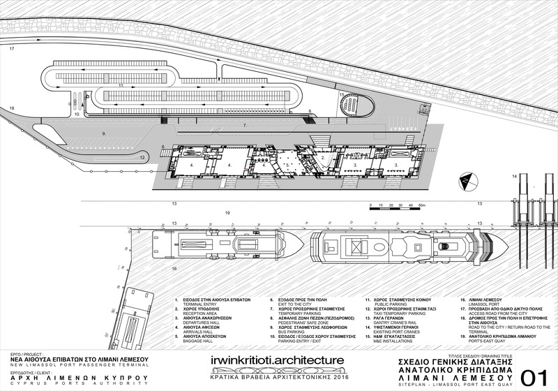Dossier de presse | 5662-01 - Communiqué de presse | Cyprus Cruise Terminal - irwinkritioti architecture - Architecture commerciale - site plan - Crédit photo : Richard Irwin