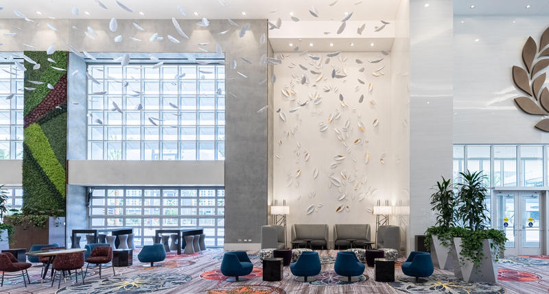 Press kit | 1082-05 - Press release | The myth of Daphne revisited and brought to light by Pascale Girardin - Pascale Girardin - Art - <p>Daphnee, Caesars Forum, Las Vegas</p> - Photo credit: <p>David Marquart</p>