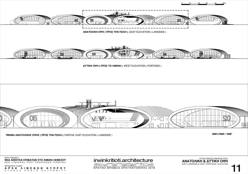 Dossier de presse | 5662-01 - Communiqué de presse | Cyprus Cruise Terminal - irwinkritioti architecture - Architecture commerciale - Elevations - Crédit photo : Richard Irwin
