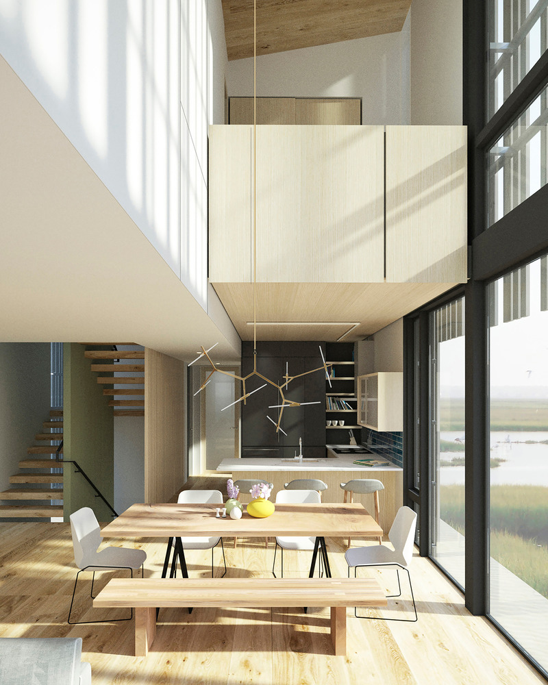 Press kit | 5633-01 - Press release | The Salt Box Residence - Parnagian Architects LLC - Residential Architecture - Photo credit: Parnagian Architects LLC