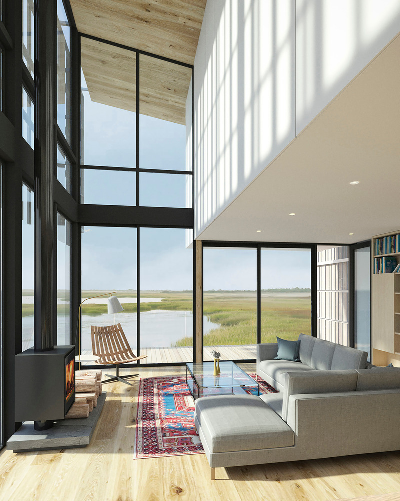 Press kit | 5633-01 - Press release | The Salt Box Residence - Parnagian Architects LLC - Residential Architecture - Photo credit: Parnagian Architects LLC
