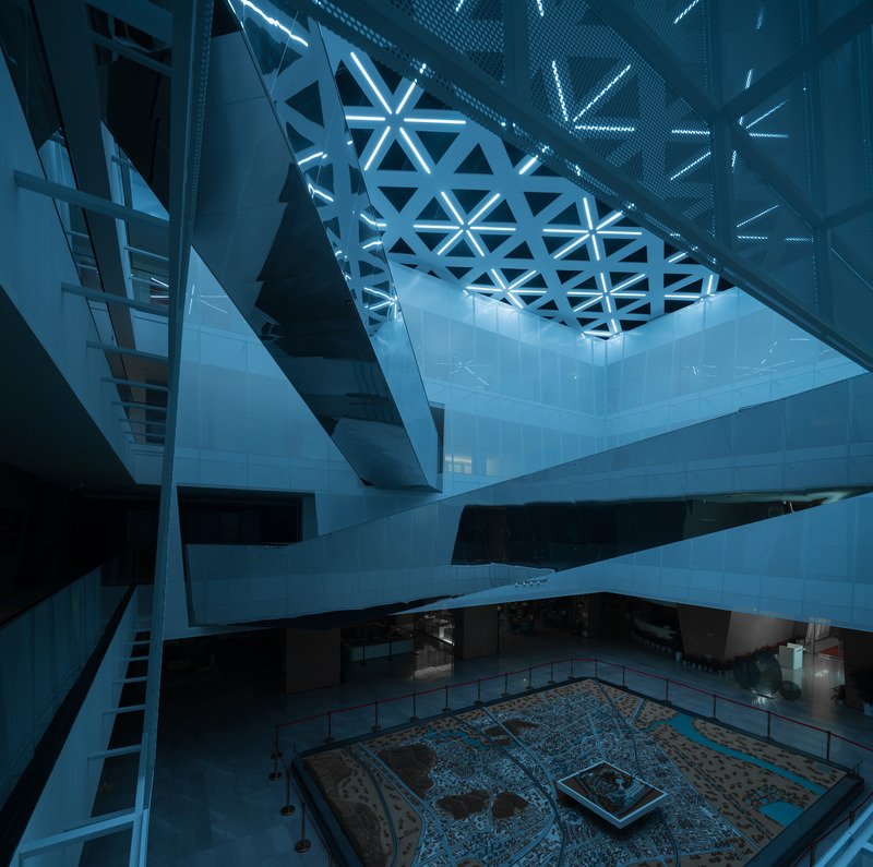 Press kit | 4698-02 - Press release | Shuifa Information Town Industrial Exhibition Center - Beijing Puri Lighting Design Co.,LTD. - Lighting Design - Shuifa Information Town Industrial Exhibition Center - Photo credit: <p>Zhenjia Yao</p>