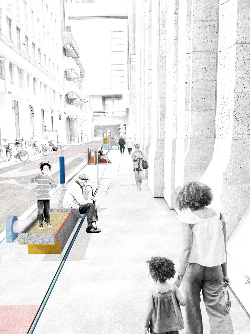 Dossier de presse | 5301-06 - Communiqué de presse | Minna Natoma Art Corridor Street Furniture: Rest and Play - Ballman Khapalova with Rayyane Tabet - Concours - Crédit photo : Ballman Khapalova