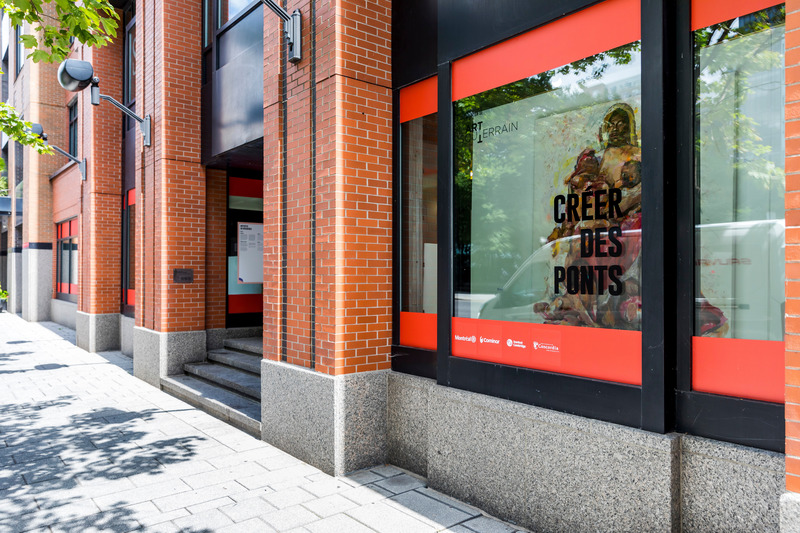 Press kit | 870-11 - Press release | How to reduce vacant retail spaces in Downtown areas: A historic collaboration between commercial real estate and the visual arts community in Canada - Art Souterrain - Art -  <pre>The World Trade Center Montreal welcomes a few artists in two premises.</pre>  - Photo credit: Thierry du Bois