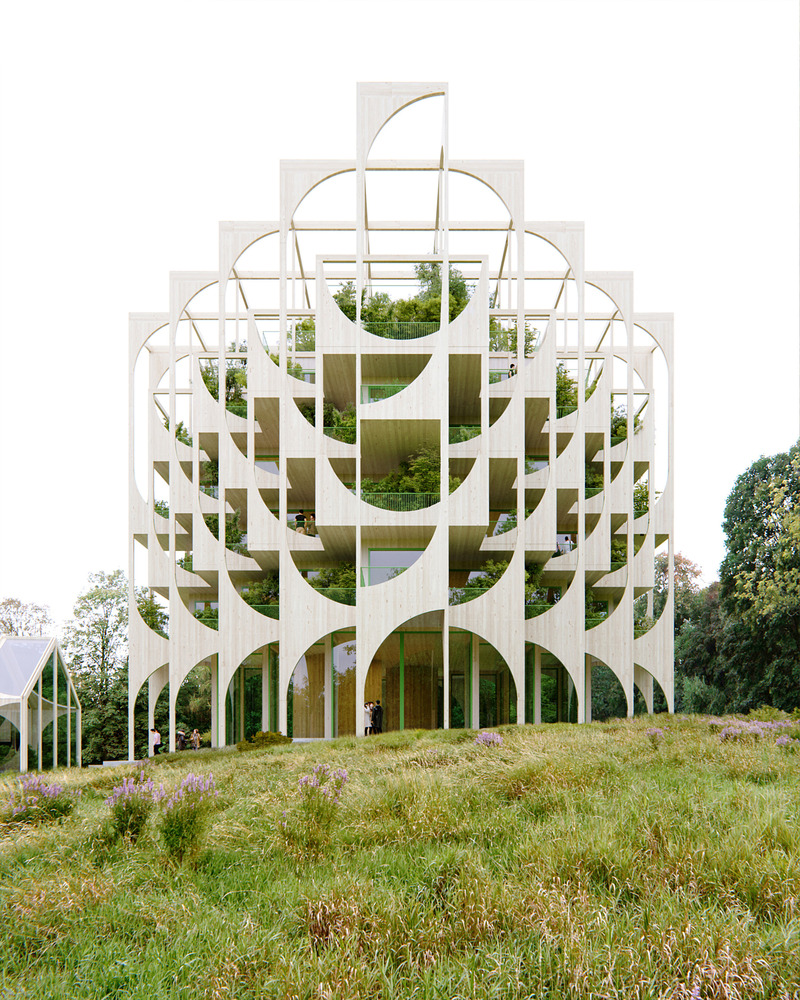 Dossier de presse | 5640-01 - Communiqué de presse | Powered by Ulsteinvik - Kaleidoscope Nordic - Design urbain - Circular Neigbourhood, Holsekerdalen - Crédit photo : KVANT-1