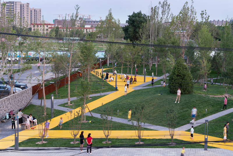 Dossier de presse | 5714-01 - Communiqué de presse | Songzhuang Micro Community Park - Crossboundaries - Architecture de paysage - Crédit photo : BAI Yu<br style="">