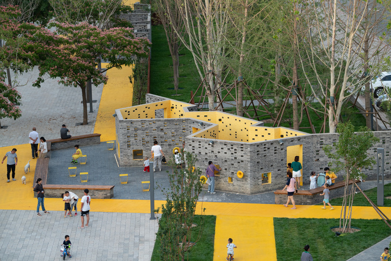 Dossier de presse | 5714-01 - Communiqué de presse | Songzhuang Micro Community Park - Crossboundaries - Architecture de paysage - Crédit photo : BAI Yu<br>