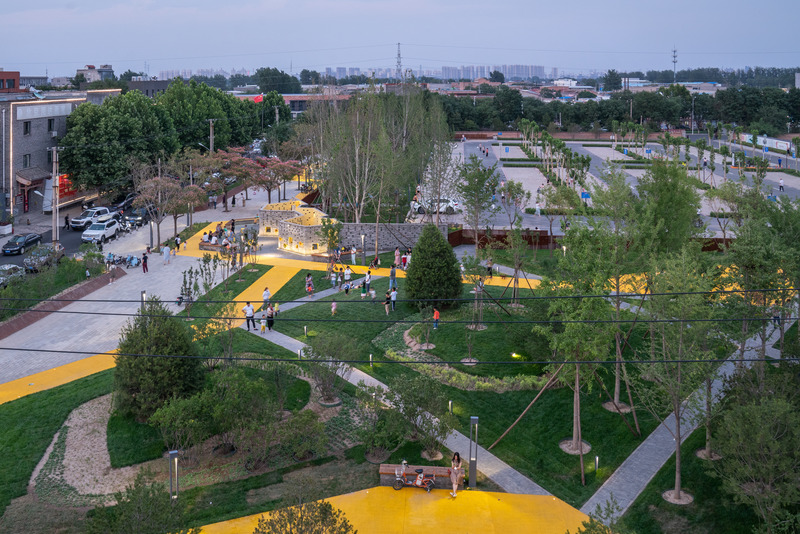 Dossier de presse | 5714-01 - Communiqué de presse | Songzhuang Micro Community Park - Crossboundaries - Architecture de paysage - Crédit photo : BAI Yu<br>