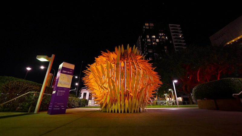 Press kit | 2807-02 - Press release | The Living Lantern - NEON & Frankie Boyle Studio - Art - The Living Lantern in Brisbane, Australia - Photo credit: Pixel Frame