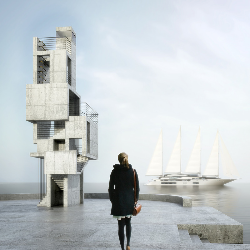 Dossier de presse | 5654-01 - Communiqué de presse | Cubes Aleorion Lighthouse wins Architizer A+Awards 2021 Popular Choice Award - bo.M Architecture & Design Studio - Architecture commerciale - Crédit photo : Vasilis Mylonas