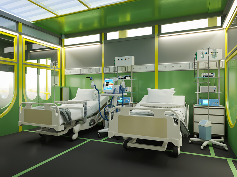 Dossier de presse | 5712-01 - Communiqué de presse | The Deformable modularized COVID-19 Epidemic Prevention Hospital in Shanghai - Hanchenping Studio, CUMT - Concours - Crédit photo :   Hanchenping Stuido, CUMT  