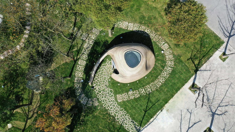 Dossier de presse | 5603-03 - Communiqué de presse | 2021 WAFC Design Awards Winners Revealed - WAFChina - Concours -  <p>Outstanding Design Prize</p><p>Robot-3D printed Concrete Book Cabin</p><p>by XWG STUDIO </p>  - Crédit photo :  XWG STUDIO 