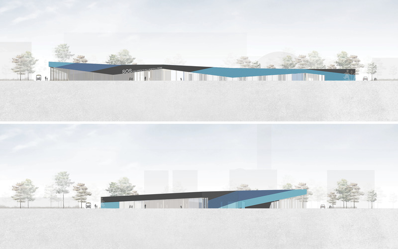 Press kit | 2329-05 - Press release | SOS Children's Villages - Roosevelt Square - JGMA - Institutional Architecture - Elevations - Photo credit: JGMA