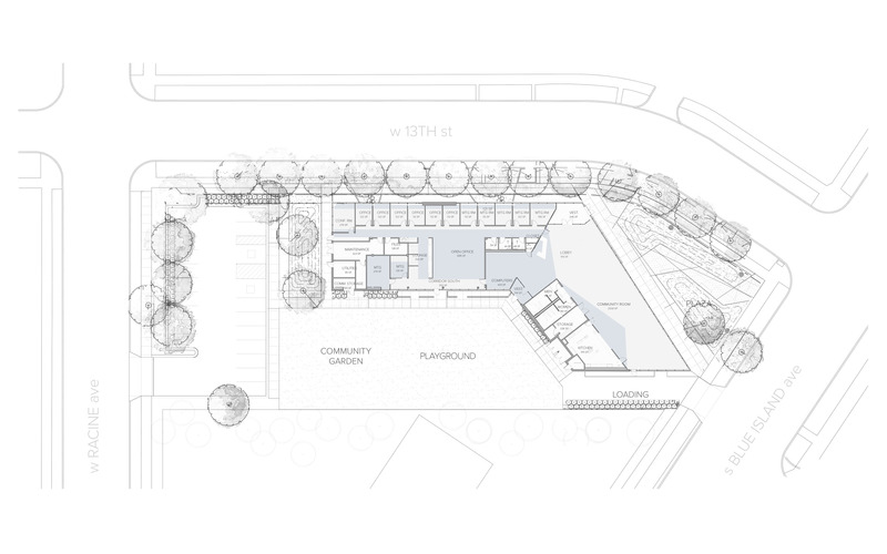Press kit | 2329-05 - Press release | SOS Children's Villages - Roosevelt Square - JGMA - Institutional Architecture - Floor Plan - Photo credit: JGMA