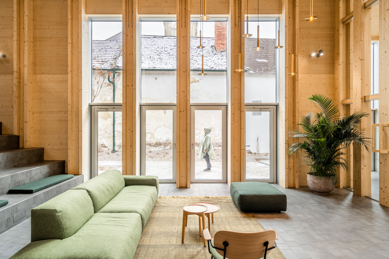 Dossier de presse | 2483-03 - Communiqué de presse | Community Center Großweikersdorf, Austria - smartvoll - Architecture institutionnelle - Interior - Crédit photo : Dimitar Gamizov