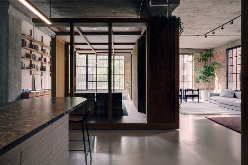 Press kit | 5663-01 - Press release | Rue de la Gauchetiere wins at the AZ Awards in residential category - Future Simple Studio - Residential Interior Design - Photo credit: Felix Michaud
