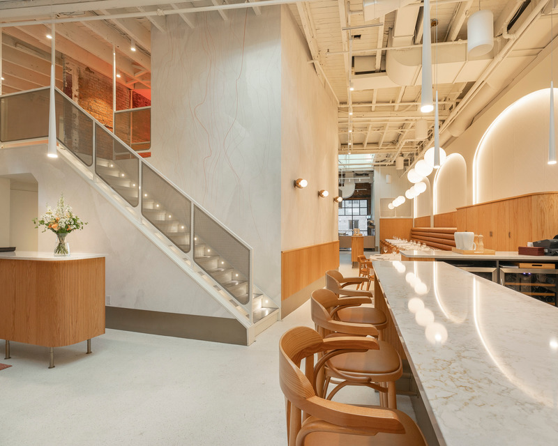 Press kit | 788-08 - Press release | Place Carmin - Clairoux - Commercial Interior Design - Photo credit: Julien Perron-Gagné