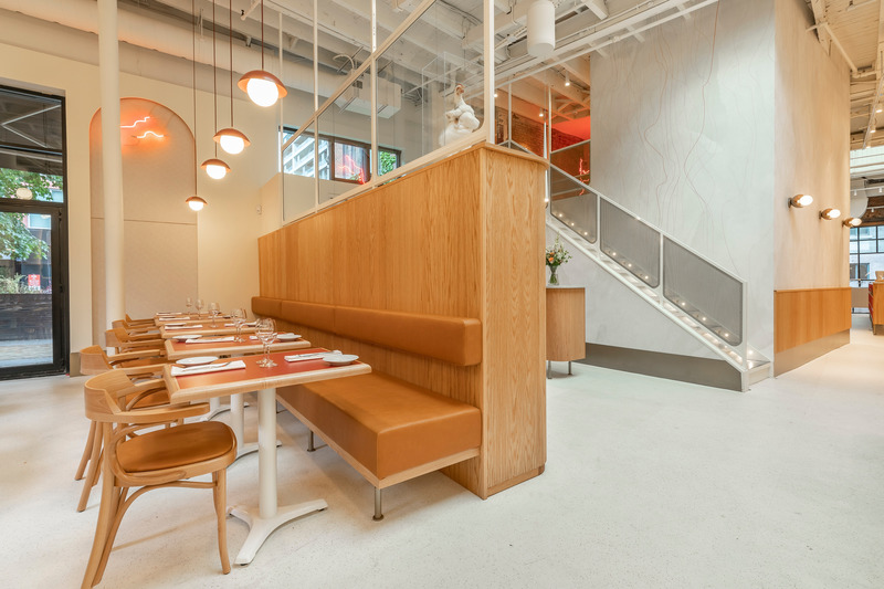 Press kit | 788-08 - Press release | Place Carmin - Clairoux - Commercial Interior Design - Photo credit: Julien Perron-Gagné