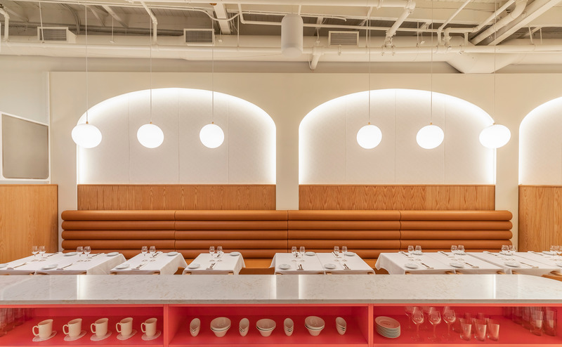 Press kit | 788-08 - Press release | Place Carmin - Clairoux - Commercial Interior Design - Photo credit: Julien Perron-Gagné